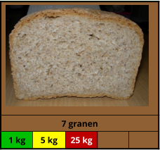 7 granen 1 kg 5 kg 25 kg